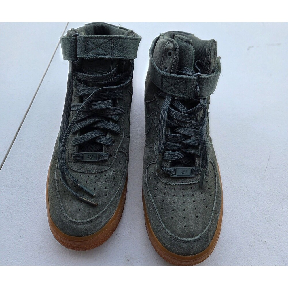 Nike AirForce 1 High '07 WB Outdoor Green Suede Gum Sole AA1118-300 Men's Size 8